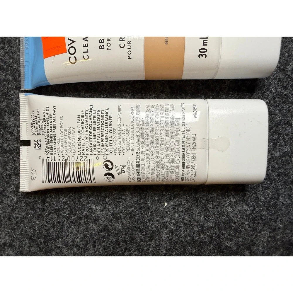 2 pc Covergirl Clean Matte BB Cream for Oily Skin 540 Medium 1FL OZ